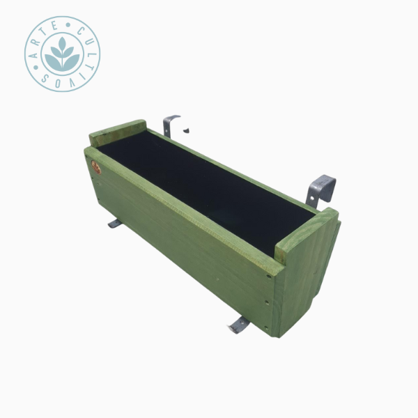 Macetero Kiñe ST para colgar con ganchos de balcón 5cm.