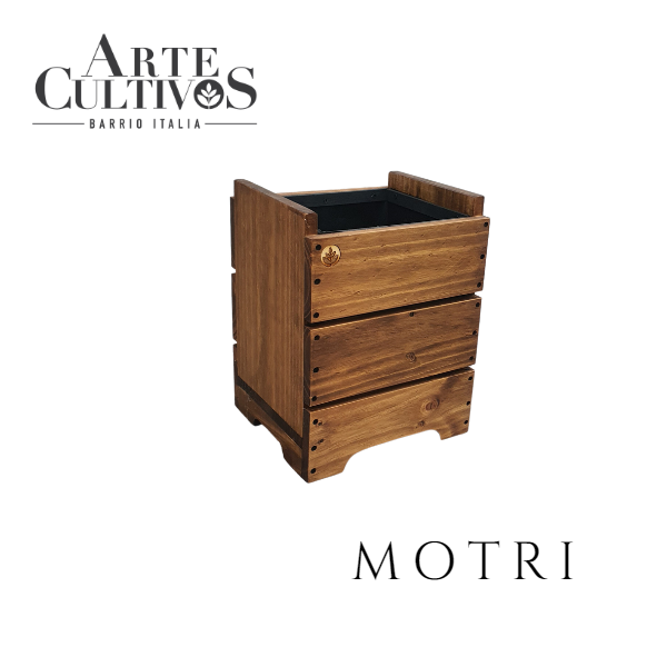 Macetero de Madera Modelo Kinm Motri
