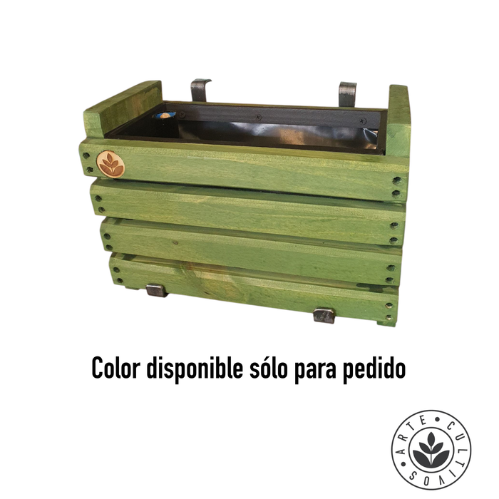 Macetero Tekun Elite para colgar con ganchos de balcón (5 cm).