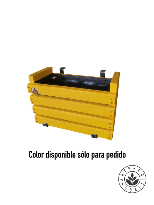 Macetero Tekun Elite para colgar con ganchos de balcón (5 cm).