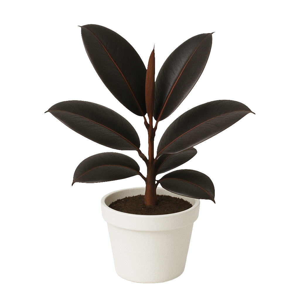 Planta Gomero Burgundy – Artecultivos