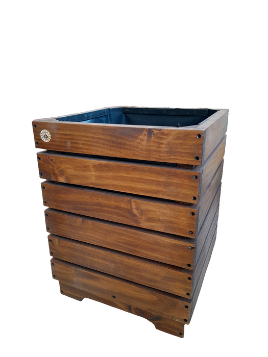 Macetero Madera Gran Torito Cubo 6T