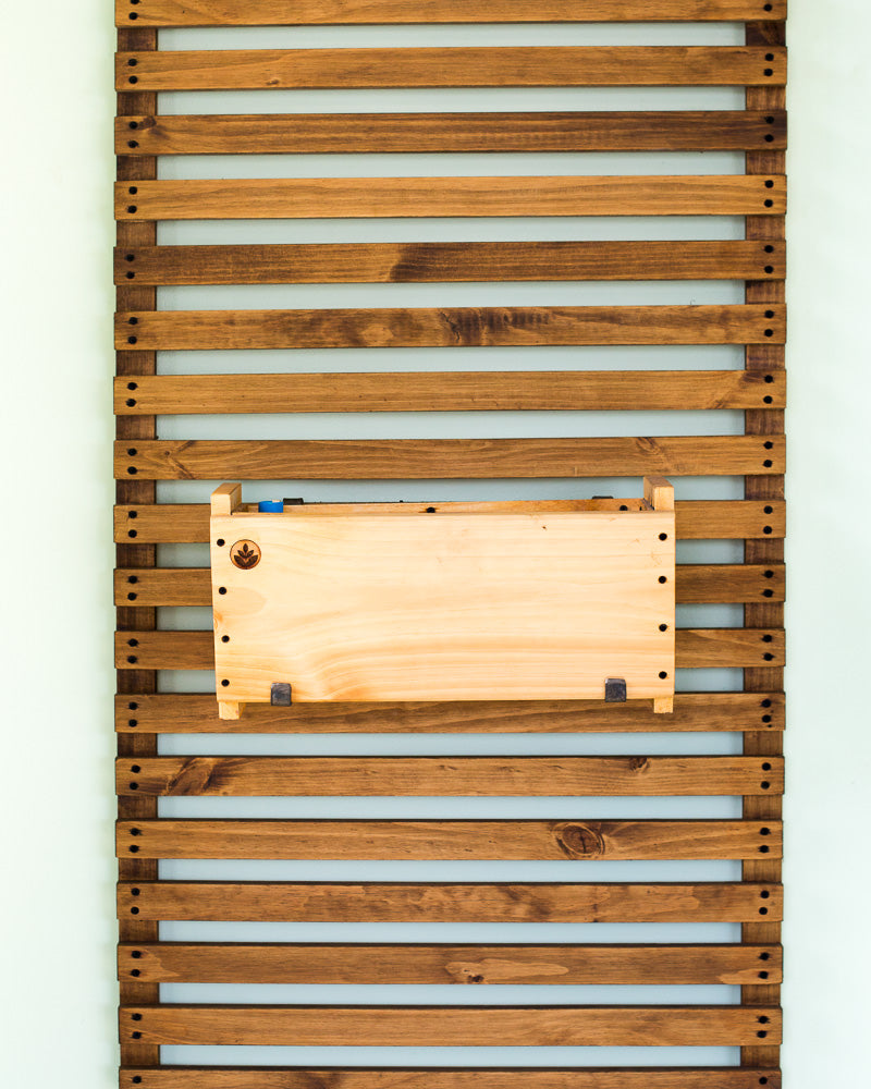 Jardinera de madera Kiñe Premium con autorriego Hidrocapture, foto 6 – Artecultivos