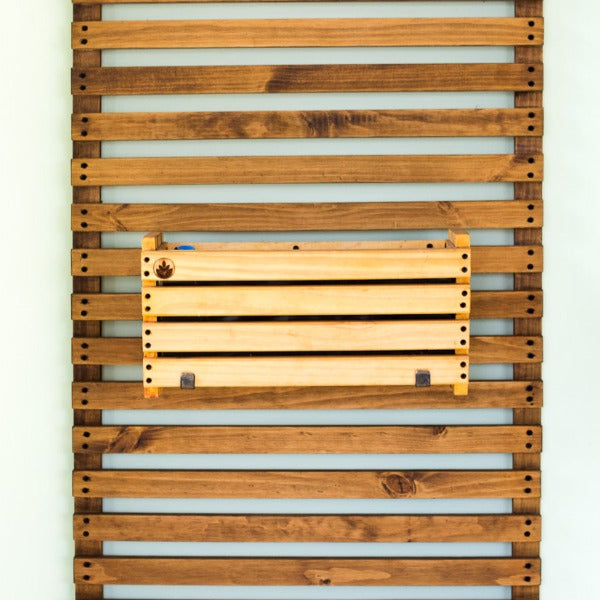Macetero de madera Tekun Elite para pared y balcón, foto 12 – Artecultivos