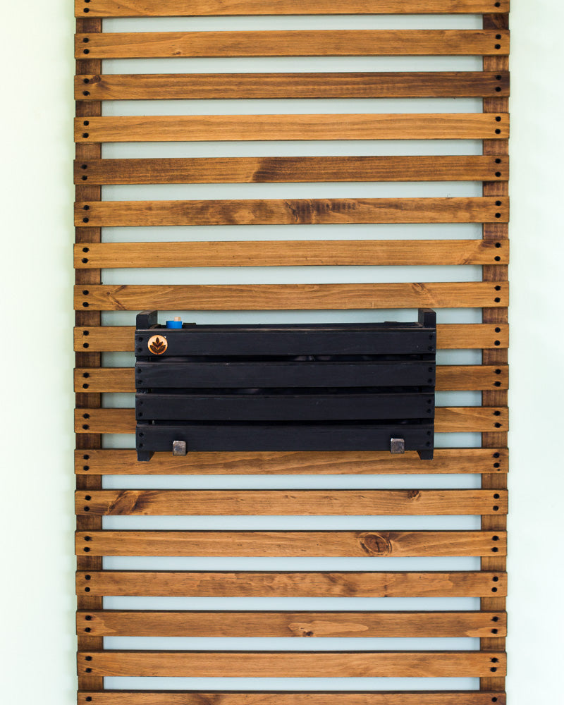 Macetero de madera Tekun Elite para pared y balcón, foto 14 – Artecultivos