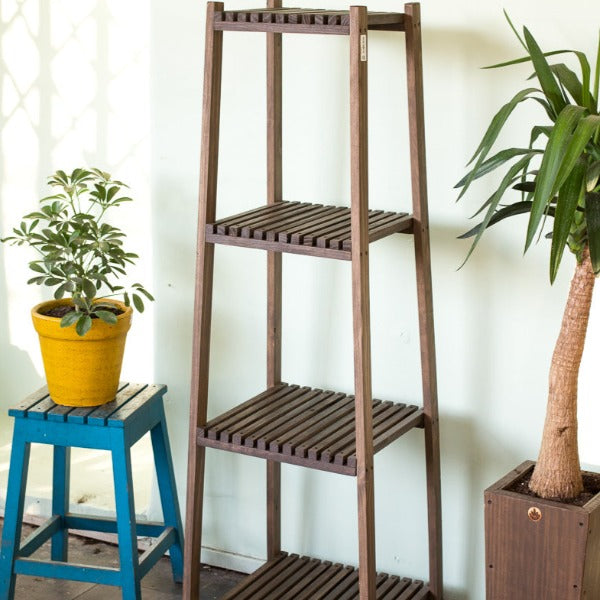 Repisa de madera para plantas Pillan, foto 6 – Artecultivos