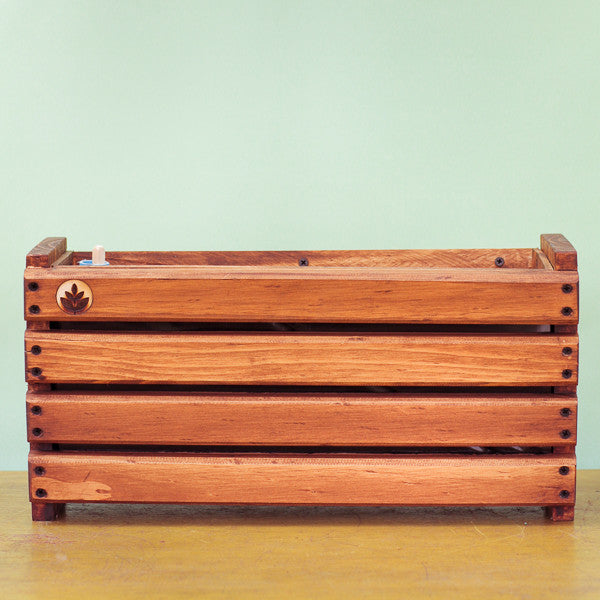 Macetero de madera Tekun Elite para pared y balcón, foto 11 – Artecultivos