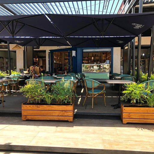 Macetero Restaurantes, cierre de terrazas modelo Kinm Motri 100cm